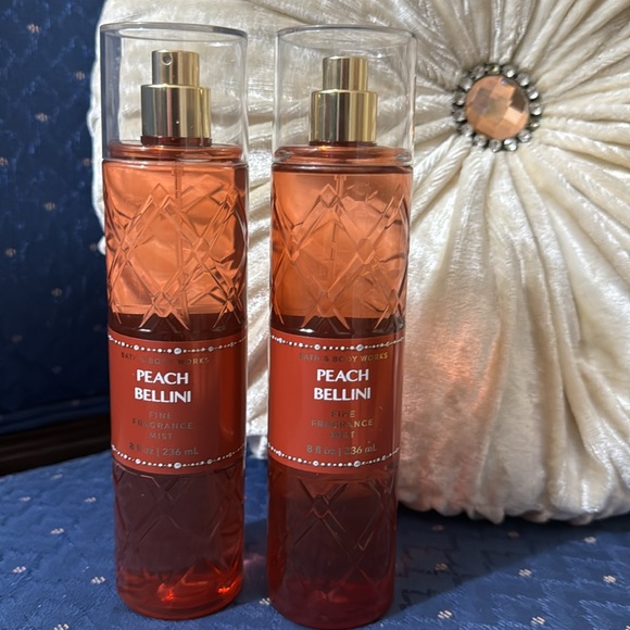 BATH & BODY WORKS SET. . . PEACH BELLINI SCENT - Picture 2 of 7